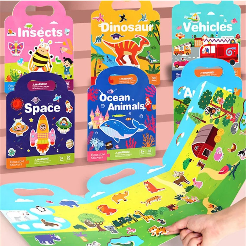quiet book préféré des enfant rempli d' autoccollants les  sticker Book
