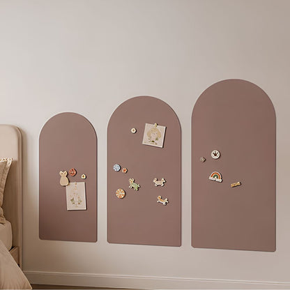 sticker muraux chambre  le tableau enfant autocollant brun magnétique dessin et création magnet