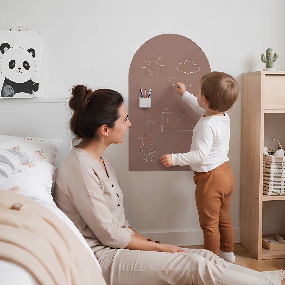 sticker muraux chambre   STICKER-BOARD™ TABLEAU MAGNÉTIQUE POUR DESSINER SUR LE MUR