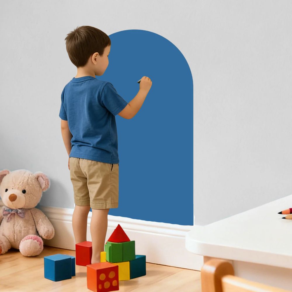 tableau enfant le Sticker-Board™ bleu royal, sticker muraux chambre 