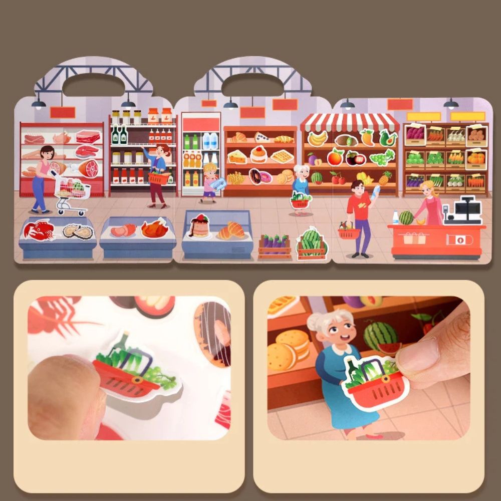 stickers book pour enfant de 3ans et plus  