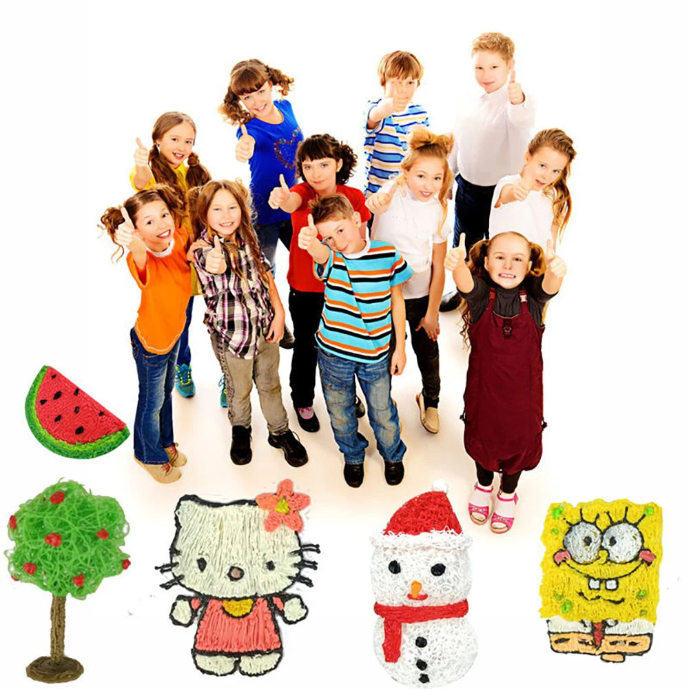 un groupe d enfants témoignent de leur appréciation du stylo 3d