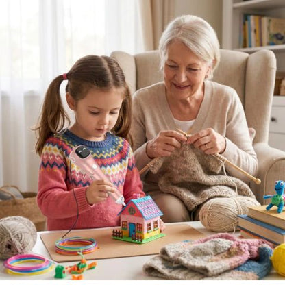 stylo 3d enfant avec robot parleur intégré  activité diy 100% autonome 5-12ans