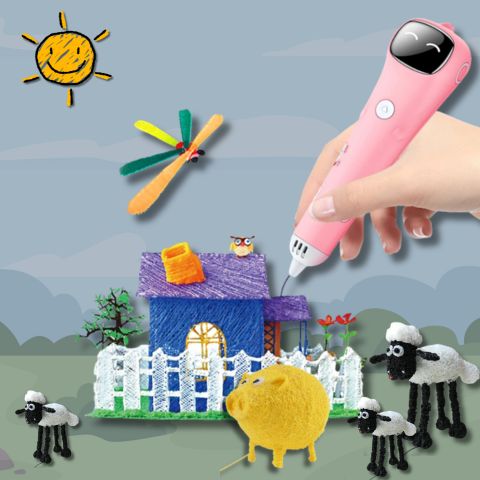 stylo 3d enfant avec robot parleur intégré  activité diy 100% autonome