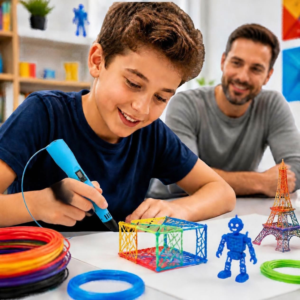 le stylo 3d permet des créations originales