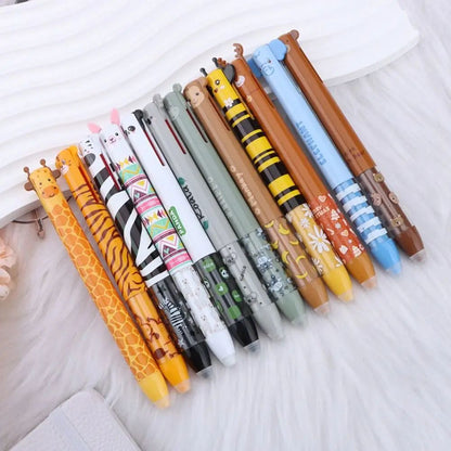 stylo effaçable  modèle animaux Kawaii douze modèles à collectionner les enfants les adorent