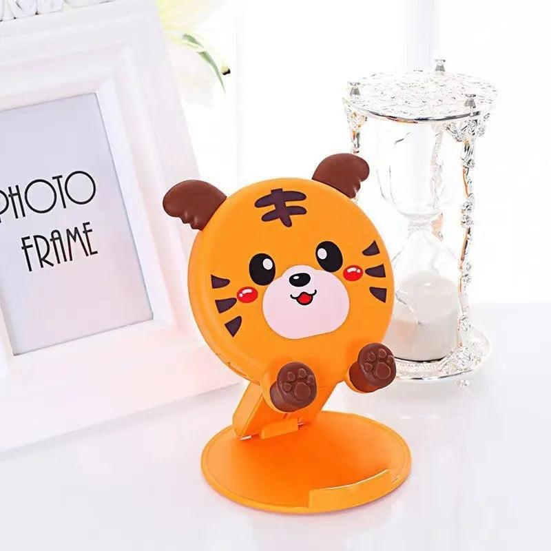 support téléphone kawaii 5 modeles tigre