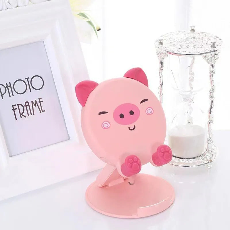  support telephone kawaii 5 modeles cochonet