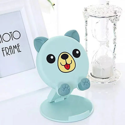  support téléphone kawaii 5 modèles chien bleu
