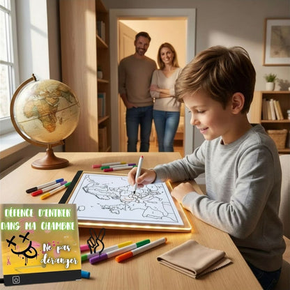 tableau à dessin lumineux son  lumiboard de luxe   Le meilleur moyen d'agrémenter sa période de devoir.