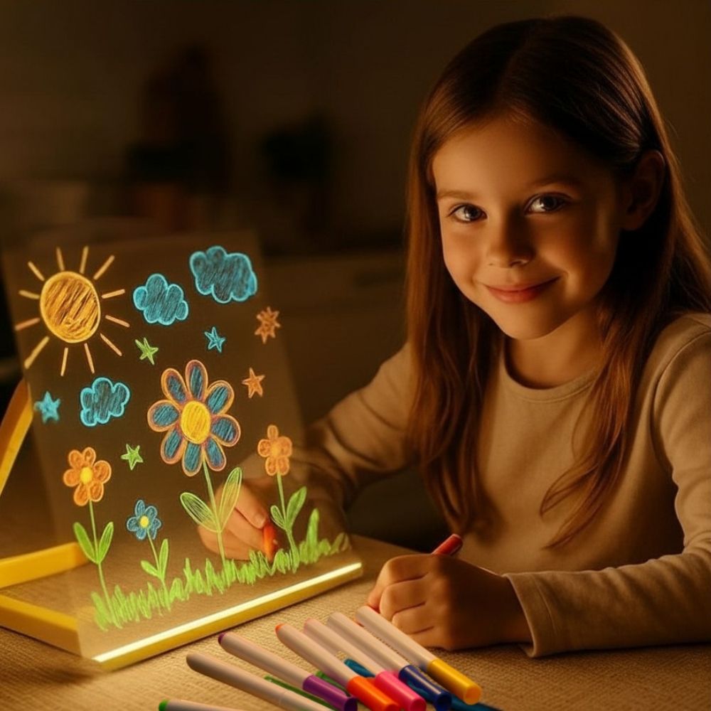 tableau dessin lumineux, stimule la créativité, mets en valeur son talent artistique