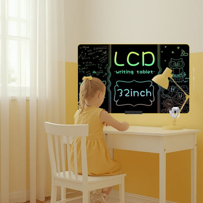 tableau enfant  pour l'écriture, LCD rechargeable  pour les études , l'écriture, le dessin et l'organisation. Bloc Note mural