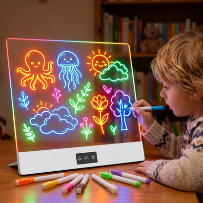 tableau lumineux pour dessiner extra nouvelle génération de Lumi'Board 2026  inspire ce garçon depuis des heures