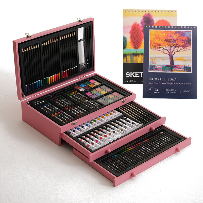 mablette dessin rose en bois et les 2 tablette e qualité artistes offertes en cadeau