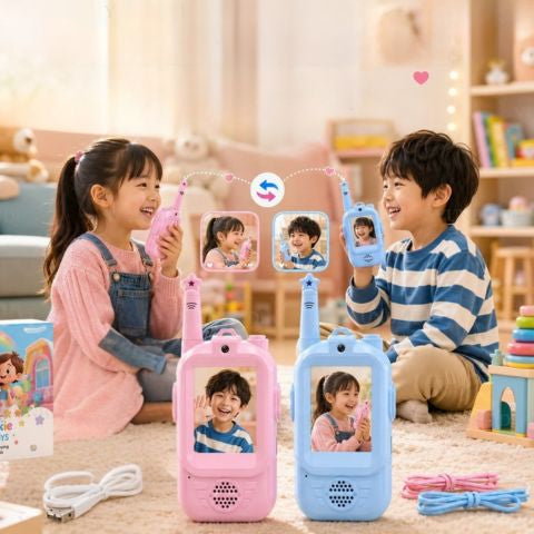 
2 talkiewalkie enfant de dimensions parfaites:124x54x23mm