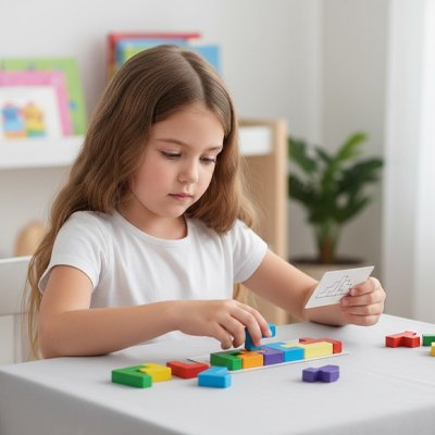 Tangram Montessori pour enfant de 4ans et plus jeu logique en bois Puzzle