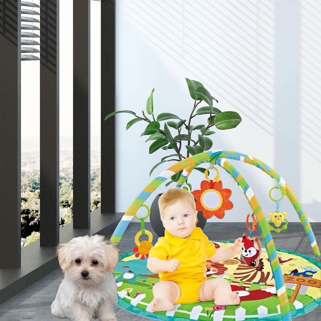 tapis d'éveil bébé coloré