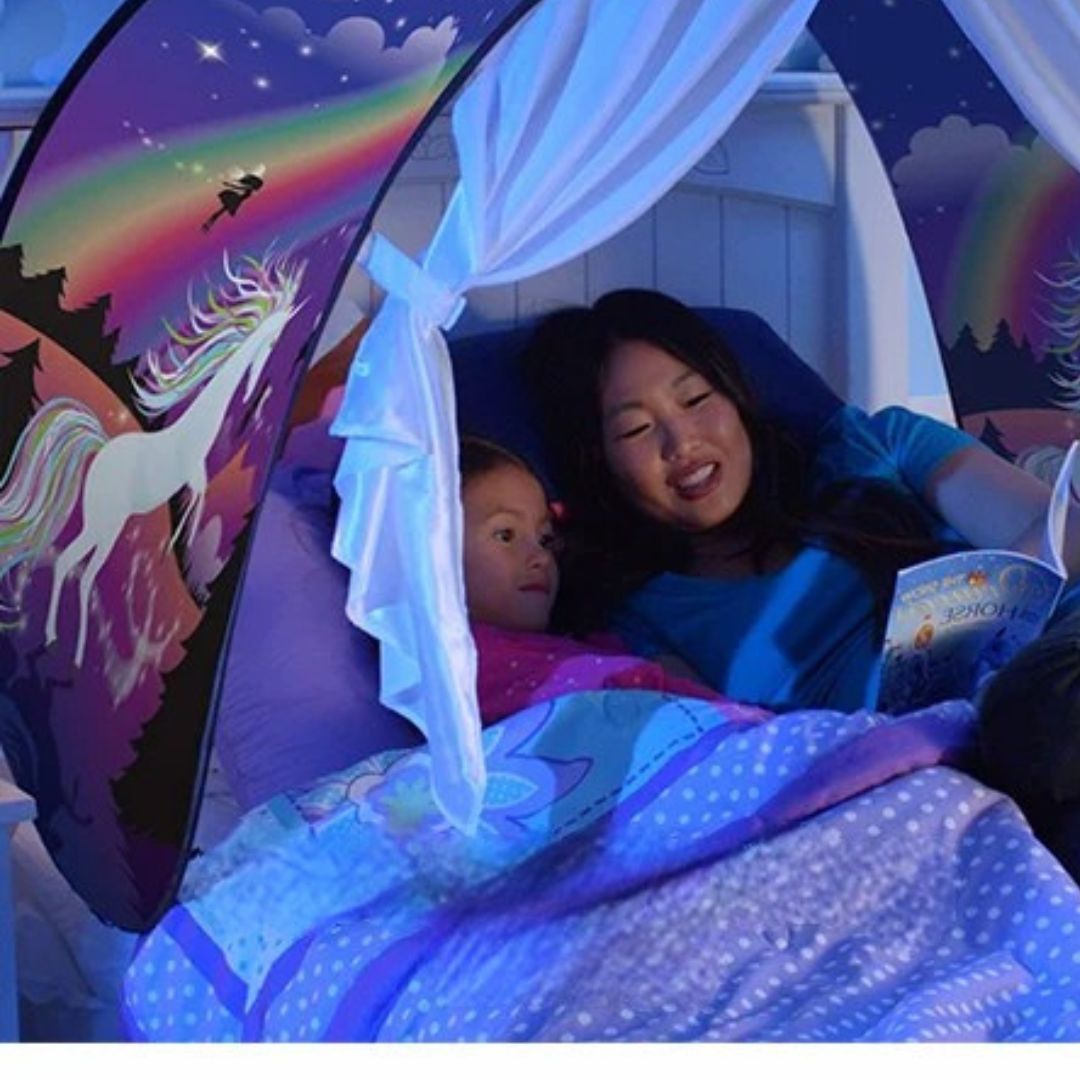 TENTE DE LIT |Tente de rêve pour lit d'enfant 4 designs riches🏕️ - JEUX - FOCUS