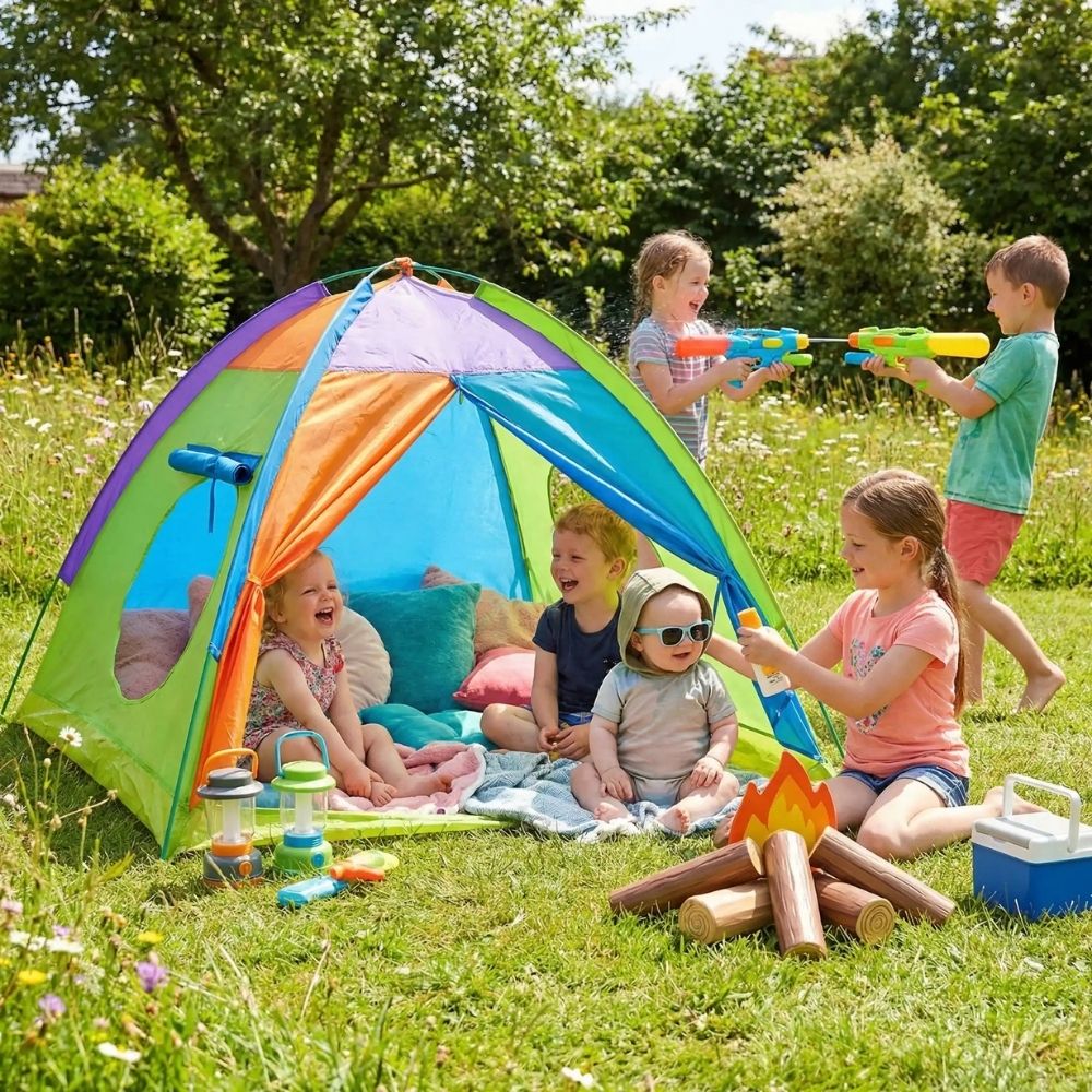 tente enfant pour jouer dehors, donne de l ombre ou installer a l intérieur de la maison