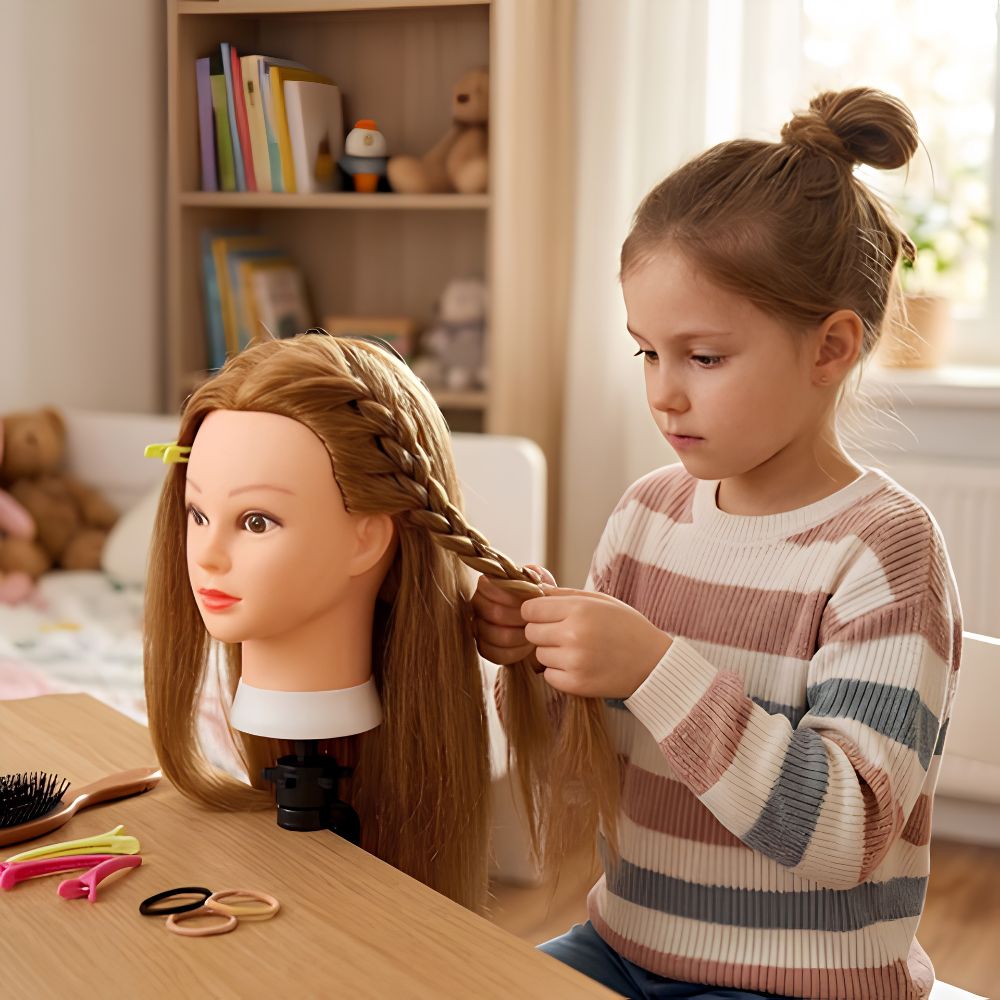 tete a coiffer  100% naturel enfant. ado et professionnel