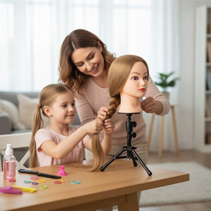 tressage de cheveux sans secret suit le tutoriels en ligne pour pratique tes coiffure enfant sur ta tete a coiffer