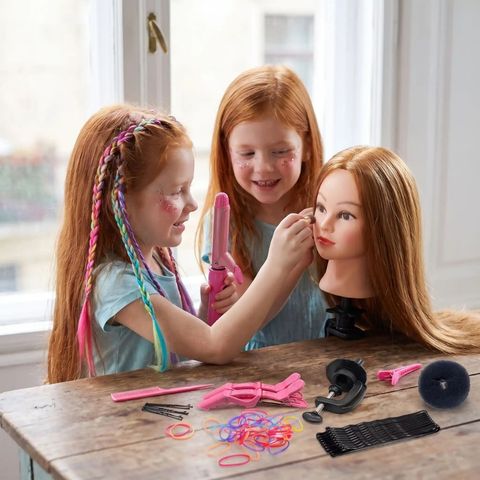 TETE A COIFFER ENFANT | Cheveux Châtain-roux''Comme-Moi™  ''enfant 5+ans