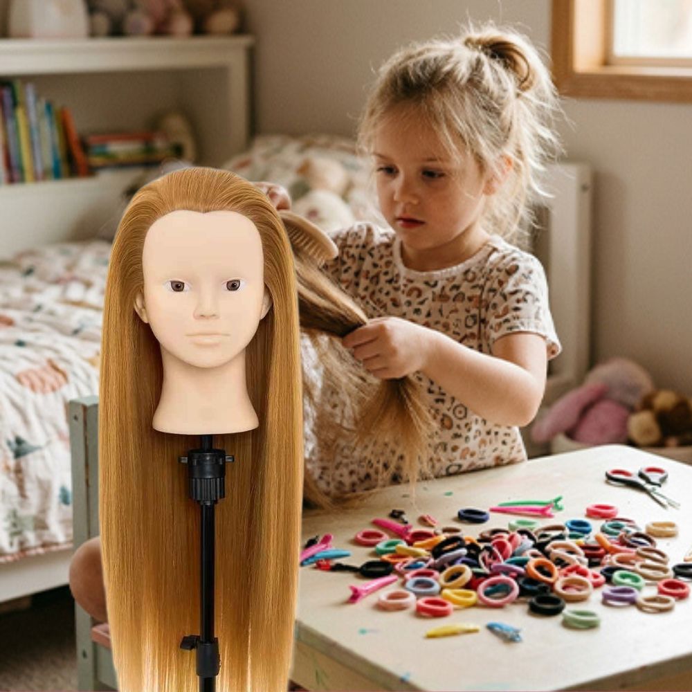 tête à coiffer et à maquiller pour fillette de tous âges