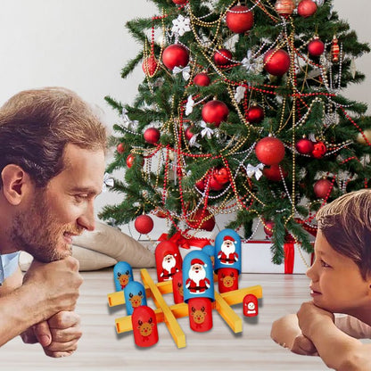 Jeu deTic Tac Toe  version Père Noël cadeau idéal pour le temps des fêtes 