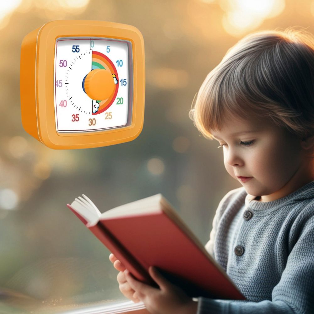 timer enfant minuteur pour motiver la lecture personnelle et livre 20 minues chaque jour