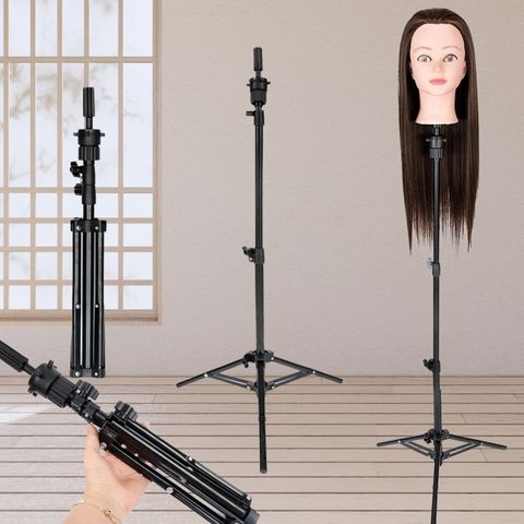 2 tailles de trépied pleine hauteur pour jouer à la tête à coiffer comme les pros portatif, pliable, ajustable.