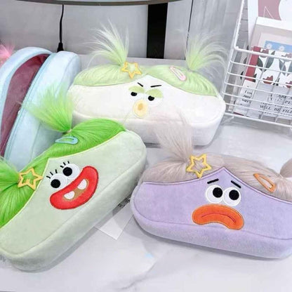 trousse pour ecole collection la COQUETTE™ grand format trousse en tissus une section