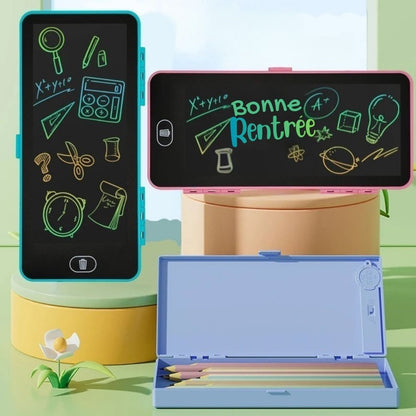 trousse scolaire LCD utra branchée que les enfants réclament. MUST HAVE de l'école