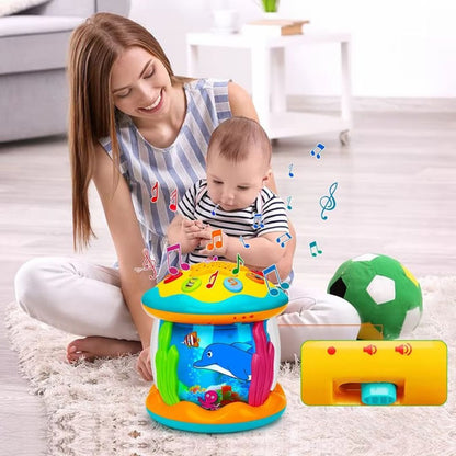 Veilleuse bébé:  Projecteur océanique pour bébé 1-3 ans La BULLE DE MER🐬