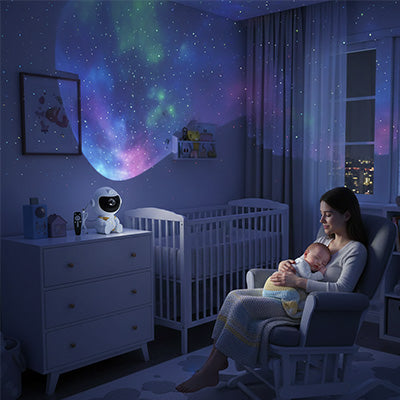 Veilleuse projection bébé ciel de nuit 