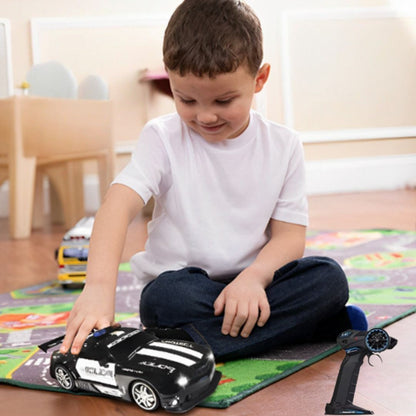 voiture-télécommandée-enfant-police-électronique-télécommande-ergonomique